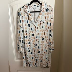 Little Sleepies Luna Neutral Women’s Long Sleeve Sleep Shirt